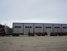 СТО для фур из сэндвич-панелей, построенная компанией Альянс - СТО для фур, Республика Коми, г. Сыктывкар, ул. Лесопарковая  - 296 кв.м.